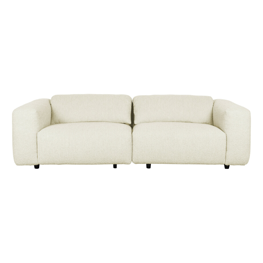 Zuiver 3-zits Bank 'Wings' Bouclé, kleur Naturel Zuiver 3-zits Bank 'Wings' Bouclé, kleur Naturel afbeelding 1