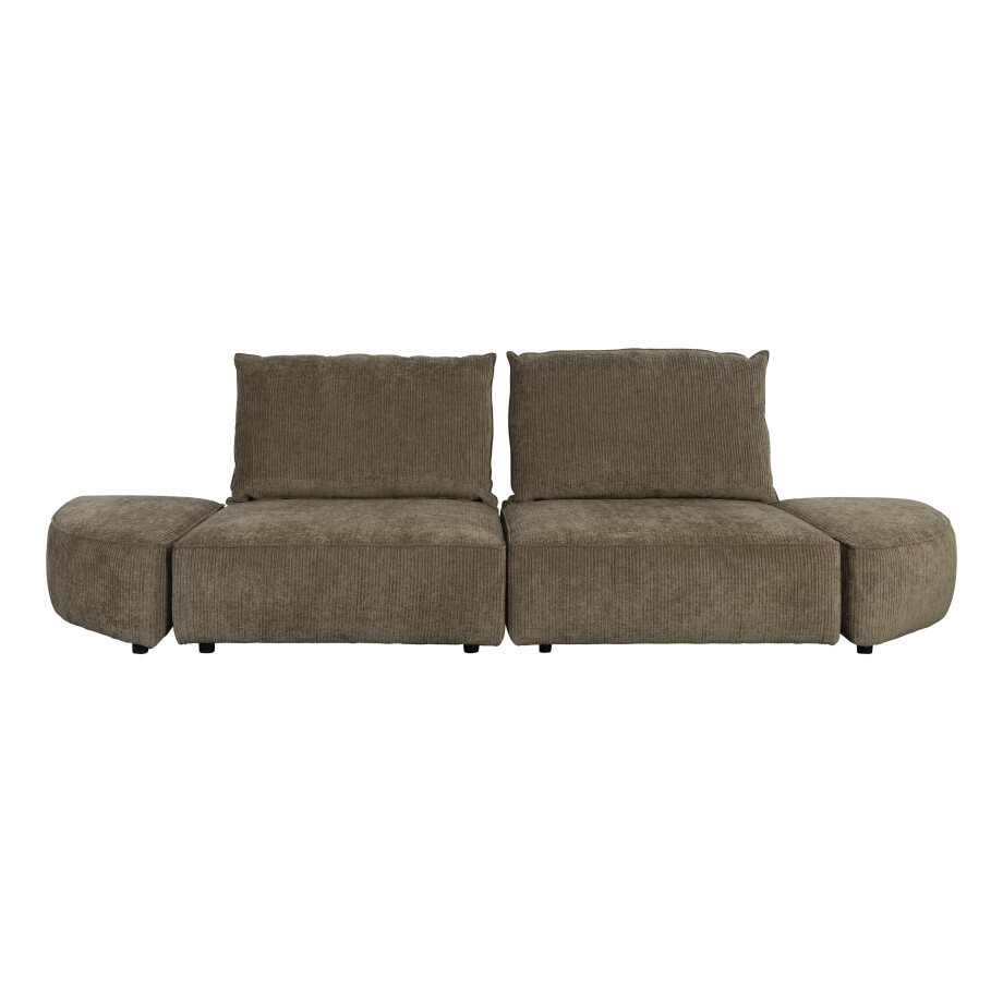 Zuiver 3-zits Bank 'Hunter' 318cm, kleur Bruin afbeelding 1