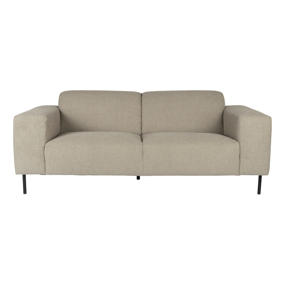 ZILT 2,5-zits Bank 'Rodolfo' Bouclé, kleur Zand ZILT 2,5-zits Bank 'Rodolfo' Bouclé, kleur Zand afbeelding 1