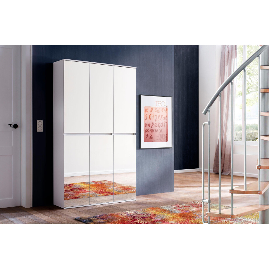 INOSIGN Halmeubelset Malcesine 2 multifunctionele kasten met spiegelglasfronten - (b/d/h) 111/34/191 cm (set, 2-delig) afbeelding 1