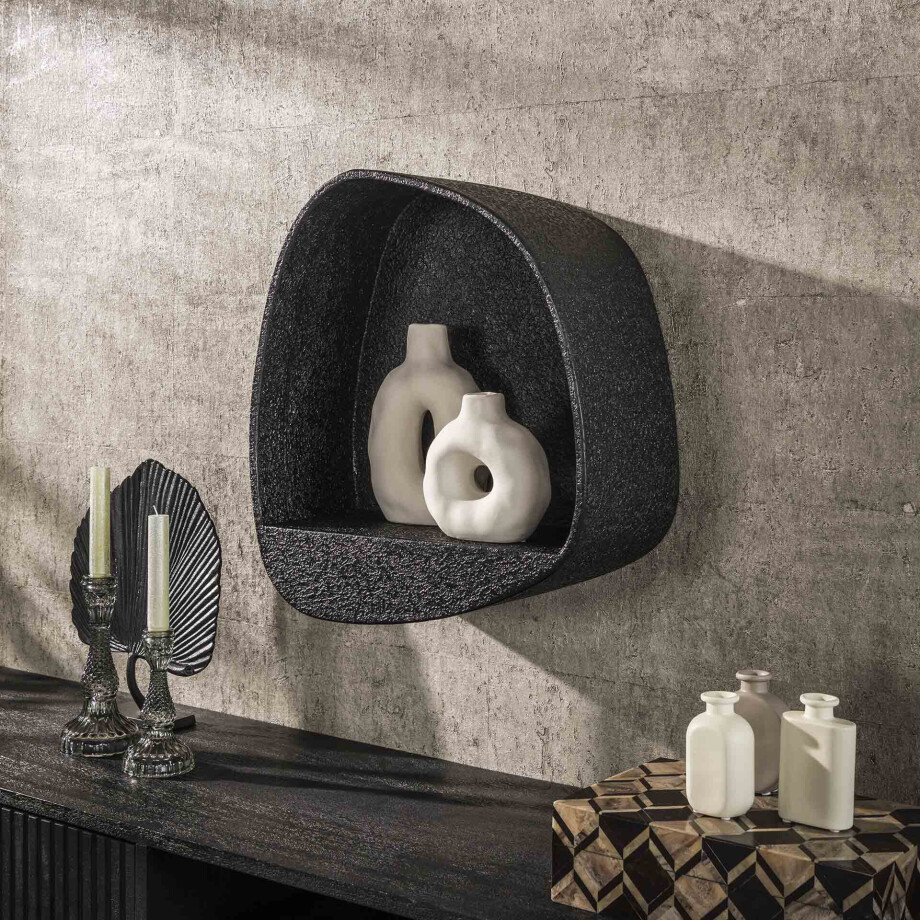 LifestyleFurn Wandplank 'Doria' Metallic, 48 x 43cm LifestyleFurn Wandplank 'Doria' Metallic, 48 x 43cm afbeelding 1