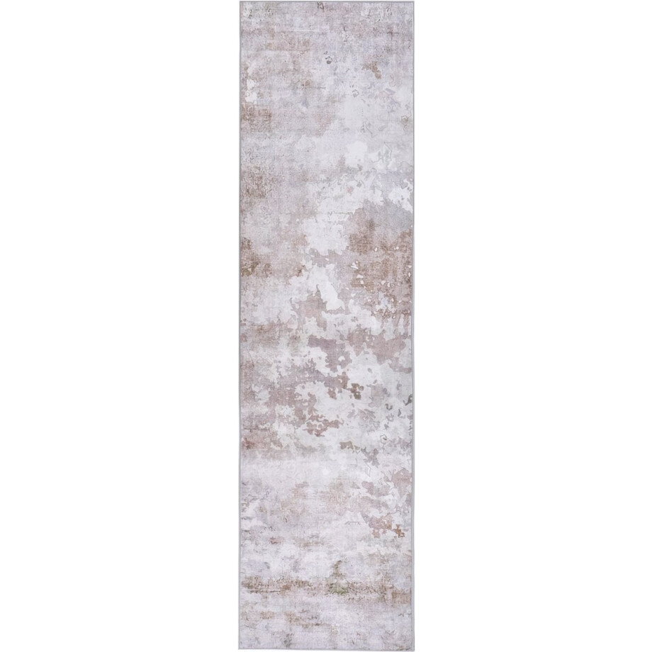 BELIANI ARAPGIR - Vloerkleed - Beige - 80 x 300 cm - Polyester afbeelding 1