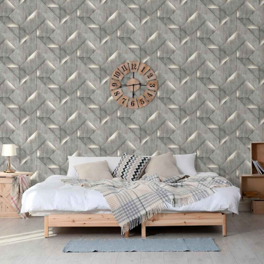 DUTCH WALLCOVERINGS Behang Onyx donkergrijs DUTCH WALLCOVERINGS Behang Onyx donkergrijs afbeelding 1