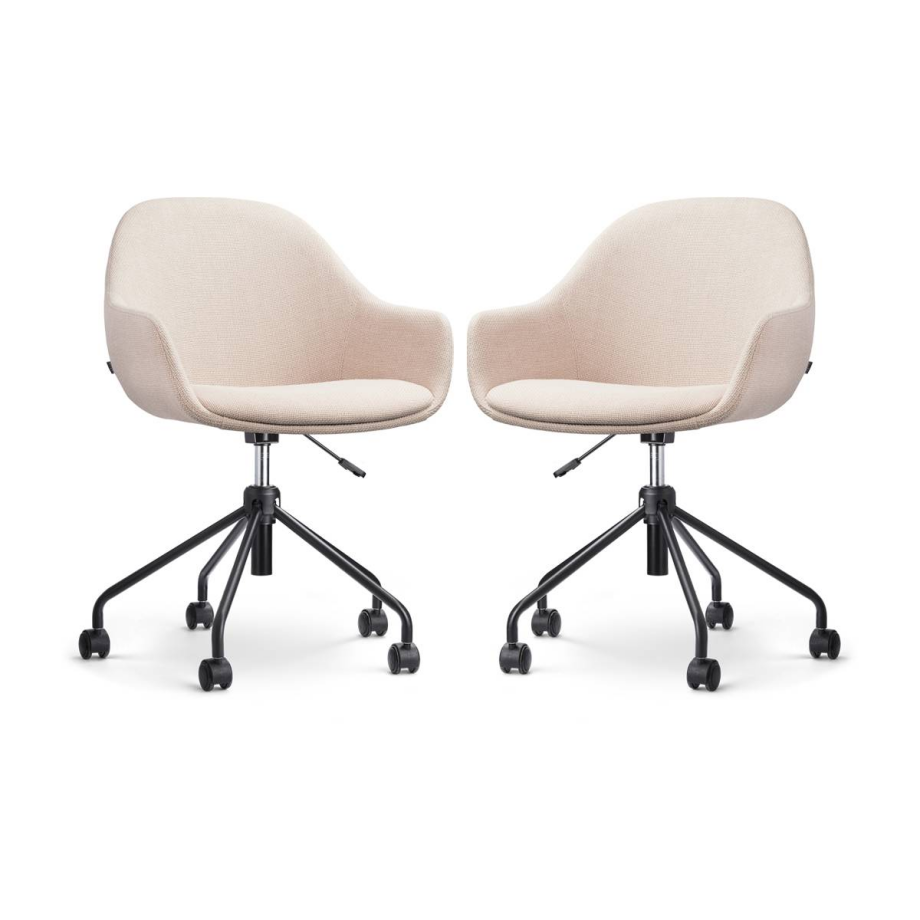 Set van 2 bureaustoelen Nout-Mae | Nolon afbeelding 1