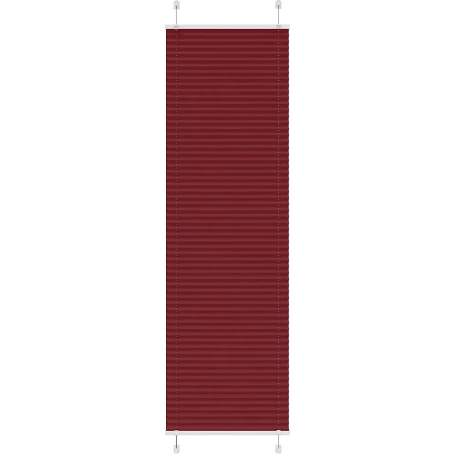 vidaXL - Plissé - rolgordijn - 65x200 - cm - stofbreedte - 64,4 - cm - bordeauxrood vidaXL - Plissé - rolgordijn - 65x200 - cm - stofbreedte - 64,4 - cm - bordeauxrood afbeelding 1