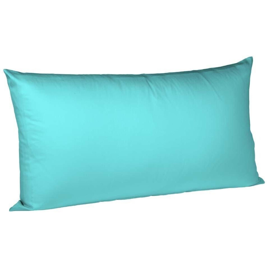 fleuresse Kussenovertrek Colours Mako Satin, 100% katoen, met rits (2 stuks) afbeelding 1