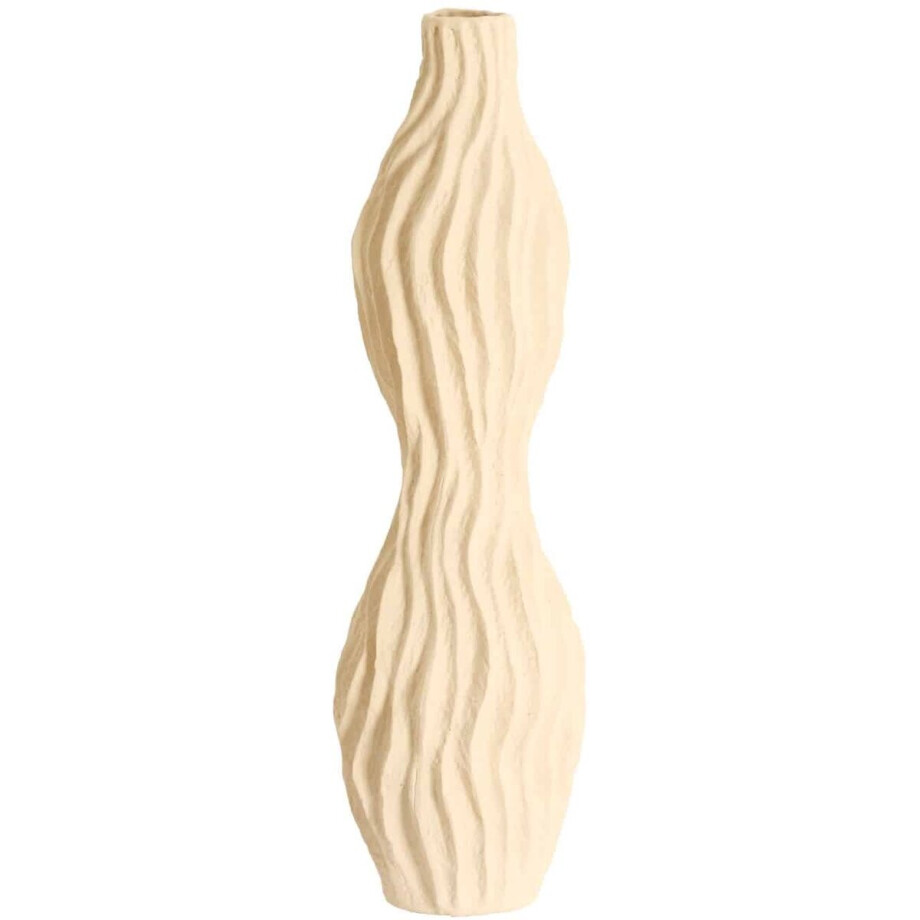 Light & Living Vaas Vania - Crème - 21.5x21x76cm - Keramiek - Modern - Bloemenvaas - Woondecoratie - Decoratieve vaas voor woonkamer of slaapkamer Light & Living Vaas Vania - Crème - 21.5x21x76cm - Keramiek - Modern - Bloemenvaas - Woondecoratie - Decoratieve vaas voor woonkamer of slaapkamer afbeelding 1