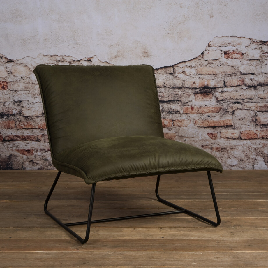 Tower Living Fauteuil 'Vilar', kleur groen Tower Living Fauteuil 'Vilar', kleur groen afbeelding 1