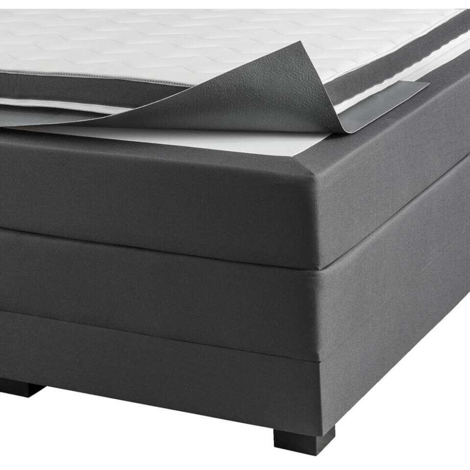 Leen Bakker - Antislipmat Boxspring - 57x120x2 Cm - Polyester - Grijs afbeelding 1