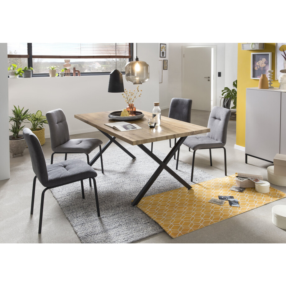 Artistiq Eettafel 'Terrian' Eikenlook, 160 x 90cm afbeelding 