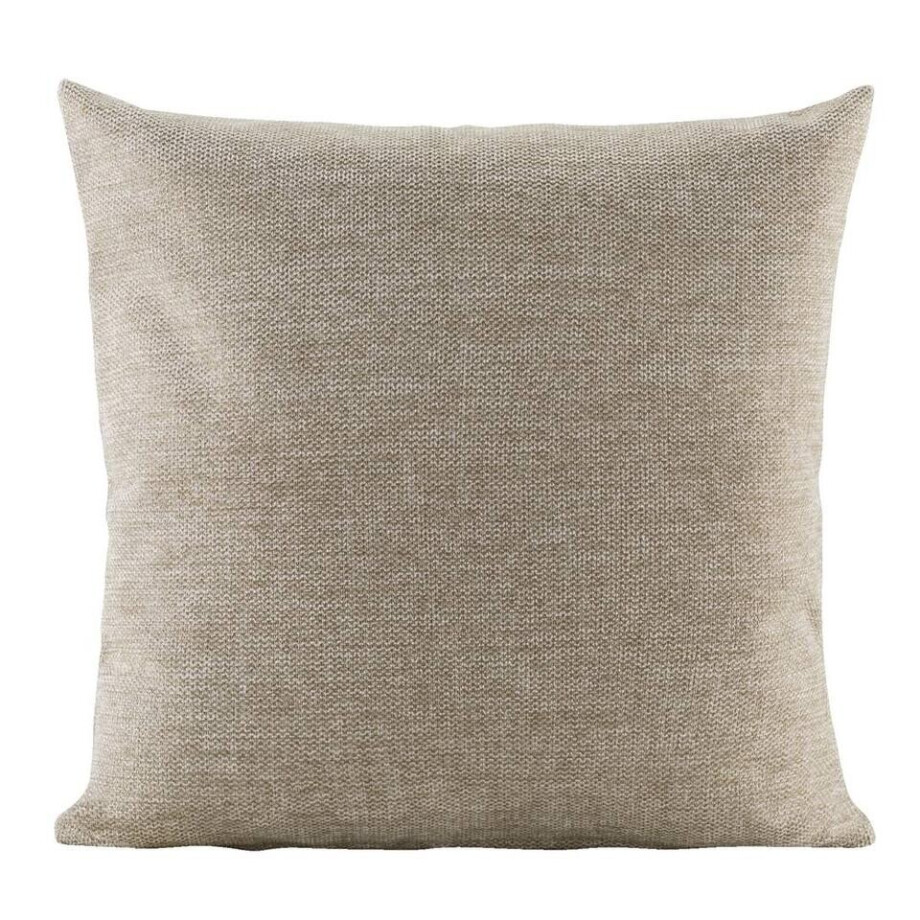 2e Halve Prijs Leen Bakker - Sierkussen Clint - Zand- 45x45 Cm - Polyester - Beige afbeelding 1