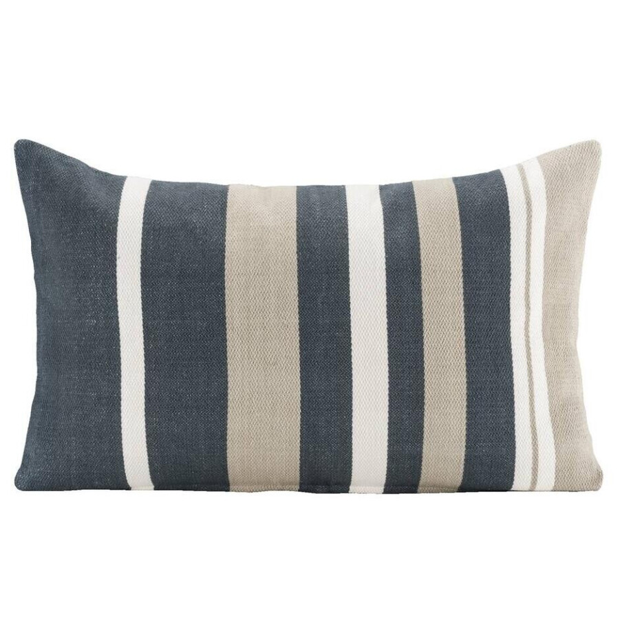 2e Halve Prijs Leen Bakker - Sierkussen Cheyenne - Antraciet - 40x60 Cm - Katoen - Grijs#Multikleur afbeelding 1