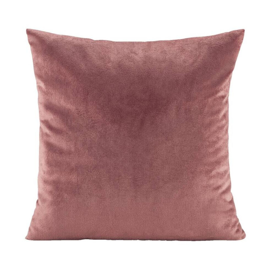 2e Halve Prijs Leen Bakker - Sierkussen Scott - 45x45 Cm - Polyester - Roze afbeelding 1