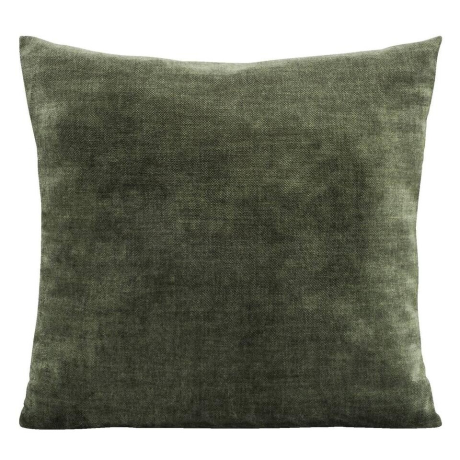 1+1 Gratis Leen Bakker - Sierkussen Micha - 45x45 Cm - Polyester - Groen 1+1 Gratis Leen Bakker - Sierkussen Micha - 45x45 Cm - Polyester - Groen afbeelding 1