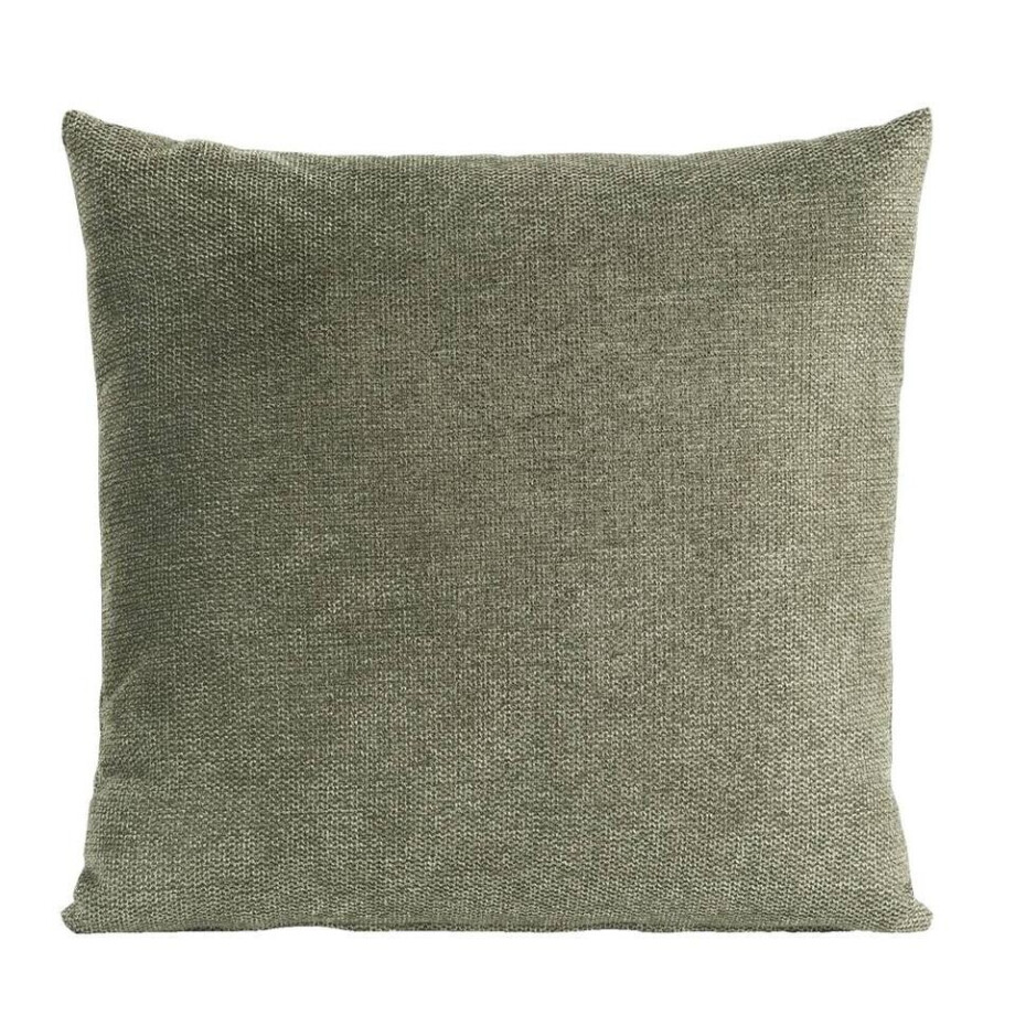 2e Halve Prijs Leen Bakker - Sierkussen Clint - Olijf - 45x45 Cm - Polyester - Groen - 10x45x45 Cm afbeelding 1
