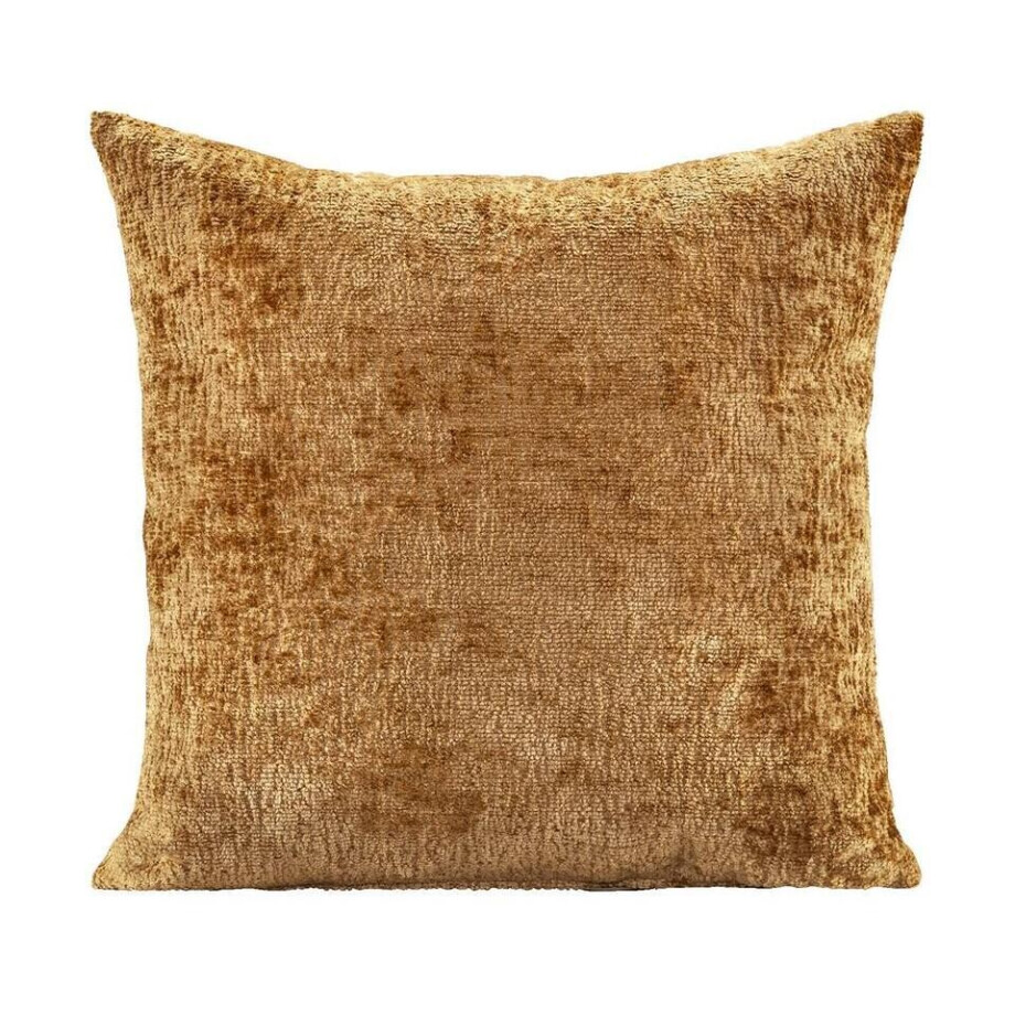2e Halve Prijs Leen Bakker - Sierkussen Haydn - Brons - 45x45 Cm - Polyester - Bronskleurig - 10x45x45 Cm afbeelding 1