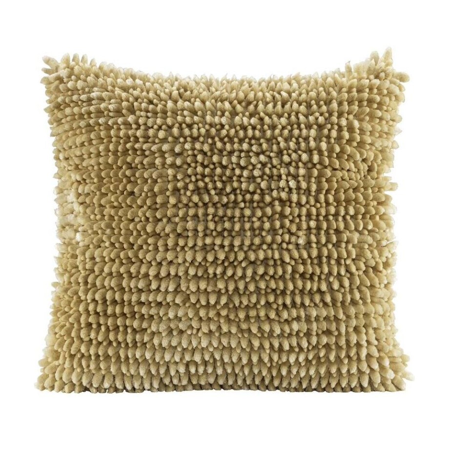 2e Halve Prijs Leen Bakker - Sierkussen Gabriel - Zand - 45x45 Cm - Polyester - Bruin - 10x45x45 Cm afbeelding 1