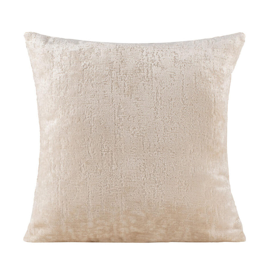 2e Halve Prijs Leen Bakker - Sierkussen Runa - 45x45 Cm - Polyester - Beige afbeelding 1