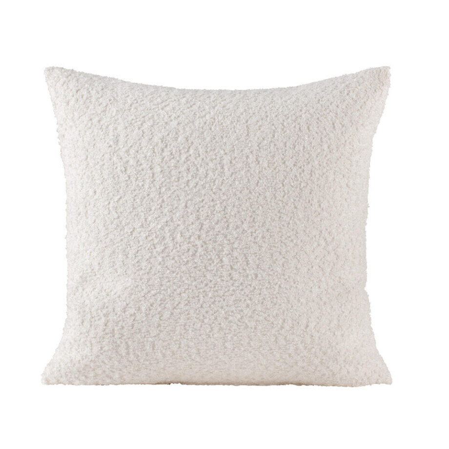1+1 Gratis Leen Bakker - Sierkussen Vayen - Off-white - 45x45 Cm - Polyester - Wit 1+1 Gratis Leen Bakker - Sierkussen Vayen - Off-white - 45x45 Cm - Polyester - Wit afbeelding 1