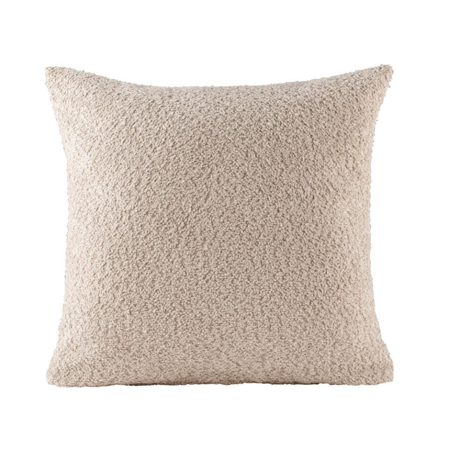 2e Halve Prijs Leen Bakker - Sierkussen Vayen - 45x45 Cm - Polyester - Beige afbeelding 1