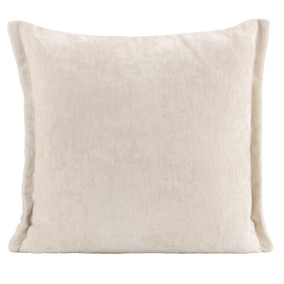1+1 Gratis Leen Bakker - Sierkussen Amber - 45x45 Cm - Polyester - Beige - 10x45x45 Cm afbeelding 1