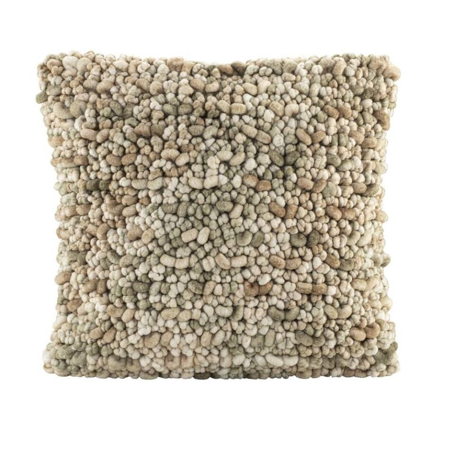 2e Halve Prijs Leen Bakker - Sierkussen Espen - 45x45 Cm - Katoen/Polyester - Groen - 10x45x45 Cm afbeelding 1