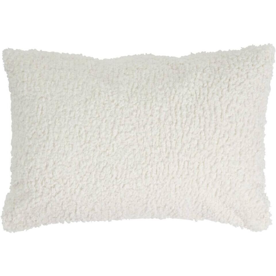 1+1 Gratis Leen Bakker - Sierkussen Nelson - Off-white - 40x60 Cm - Polyester - Crème 1+1 Gratis Leen Bakker - Sierkussen Nelson - Off-white - 40x60 Cm - Polyester - Crème afbeelding 1