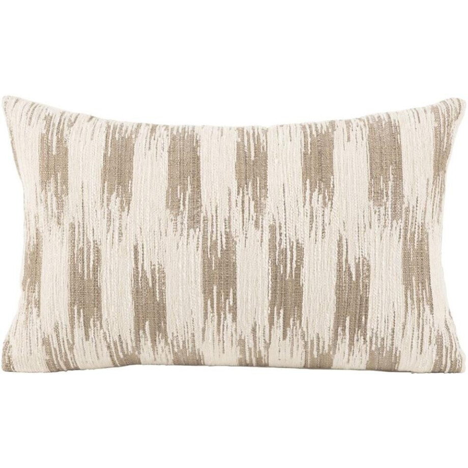 2e Halve Prijs Leen Bakker - Sierkussen Yolanda - Zand - 30x50 Cm - Polyester - Beige afbeelding 1