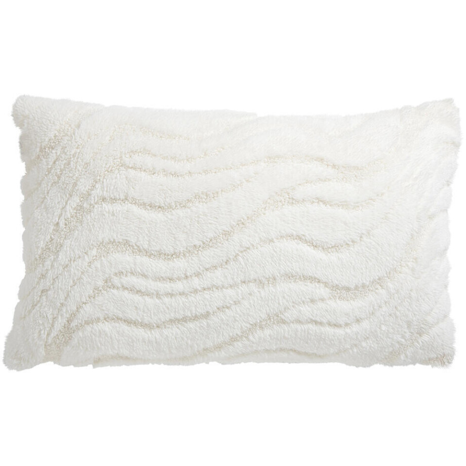 1+1 Gratis Sierkussen Shira - Off-white - 30x50 Cm 1+1 Gratis Sierkussen Shira - Off-white - 30x50 Cm afbeelding