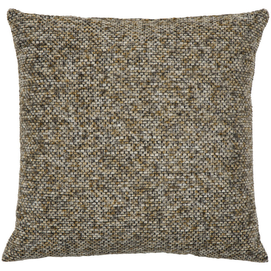 2e Halve Prijs Leen Bakker - Sierkussen Gavin - 45x45 Cm - Polyester - Taupe afbeelding 1
