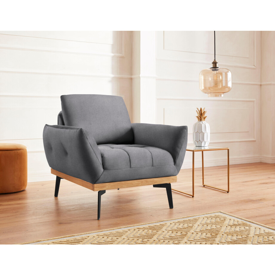 Guido Maria Kretschmer Home&Living Fauteuil Palic, loungestoel inclusief rugverstelling afbeelding 1