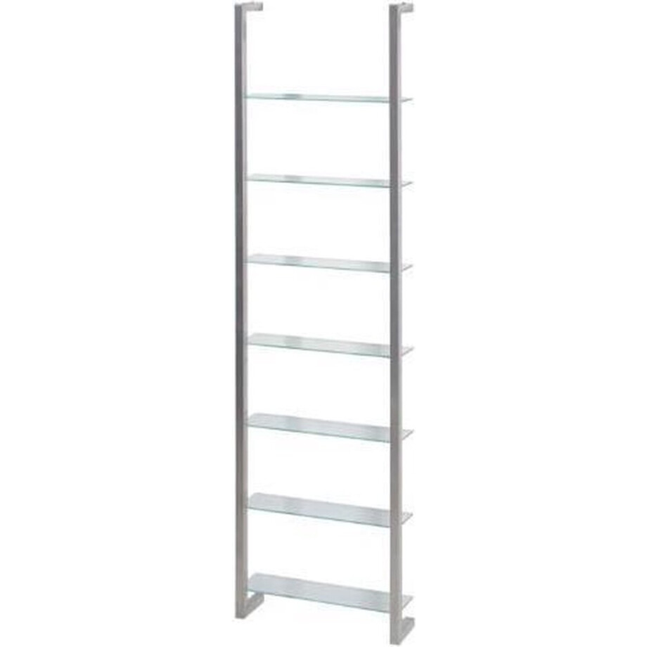 Spinder Design mediarek / wandrek Cubic 7 - Nikkel - Staal Spinder Design mediarek / wandrek Cubic 7 - Nikkel - Staal afbeelding 1