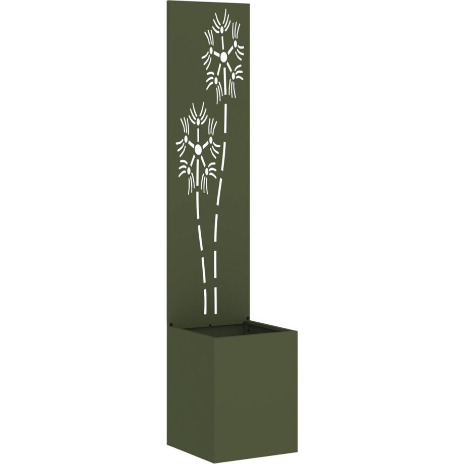 vidaXL - Tuin - Privacy - Scherm - Olijfgroen - 32 - x - 150 - cm - Koudgewalst - staal vidaXL - Tuin - Privacy - Scherm - Olijfgroen - 32 - x - 150 - cm - Koudgewalst - staal afbeelding 1