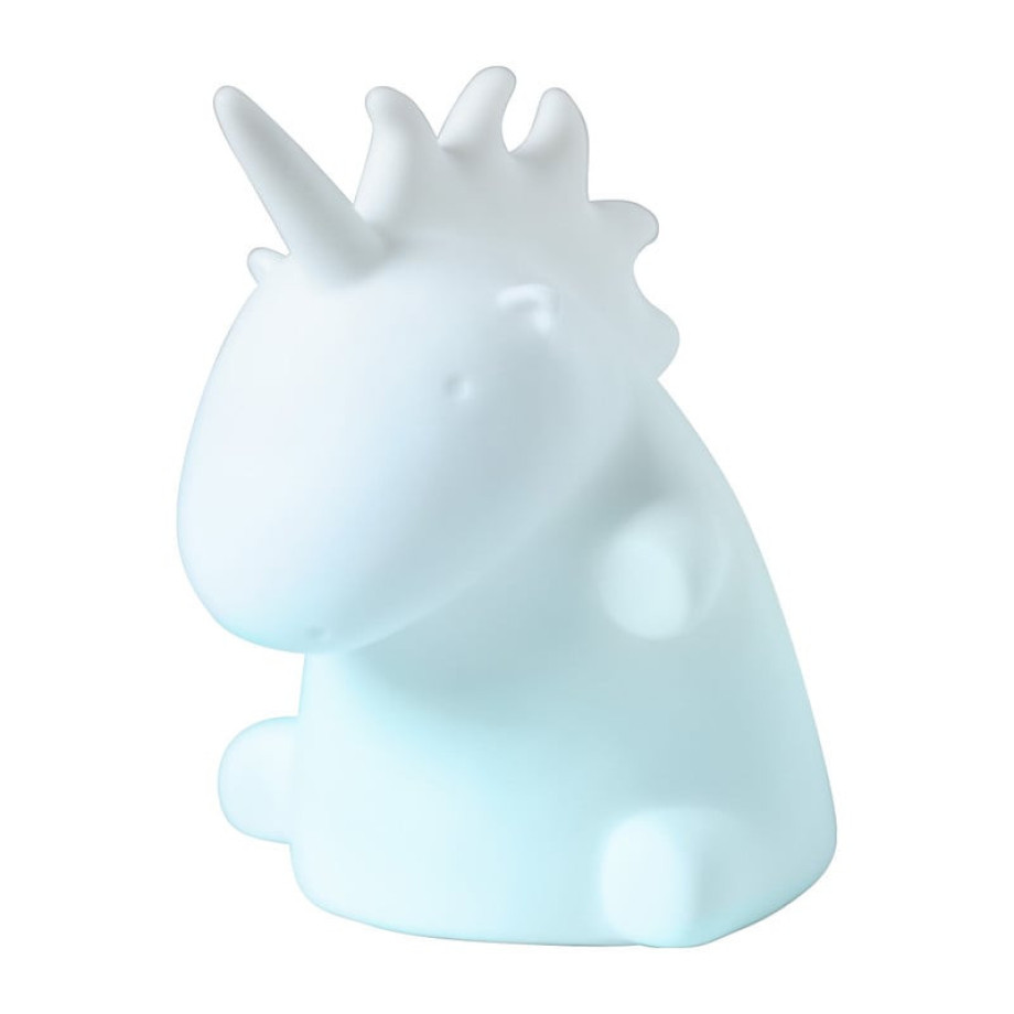 Unicorn lamp LED - wit - 9x10x11,5 cm afbeelding 