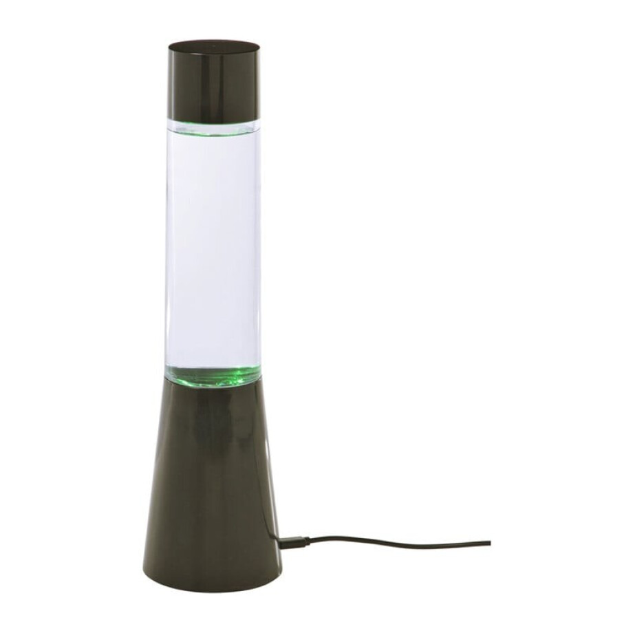 DIY Lava lamp met balletjes - blauw - ø8.5x33 cm afbeelding 