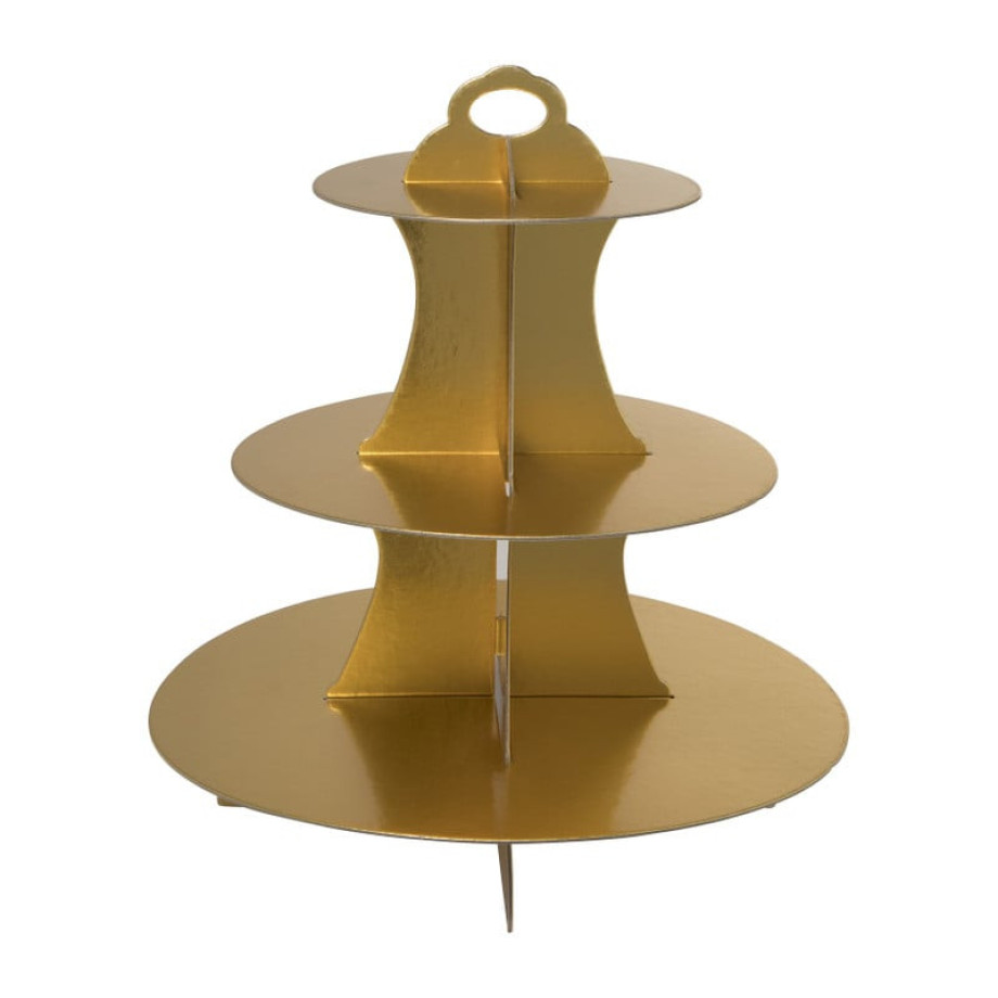 Etagère papier - goud - 30 cm afbeelding 