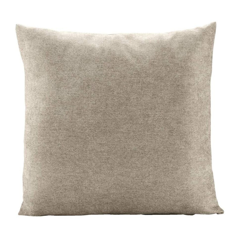 2e Halve Prijs Leen Bakker - Woonkussen Clint - Zand - 60x60 Cm - Polyester - Beige afbeelding 1