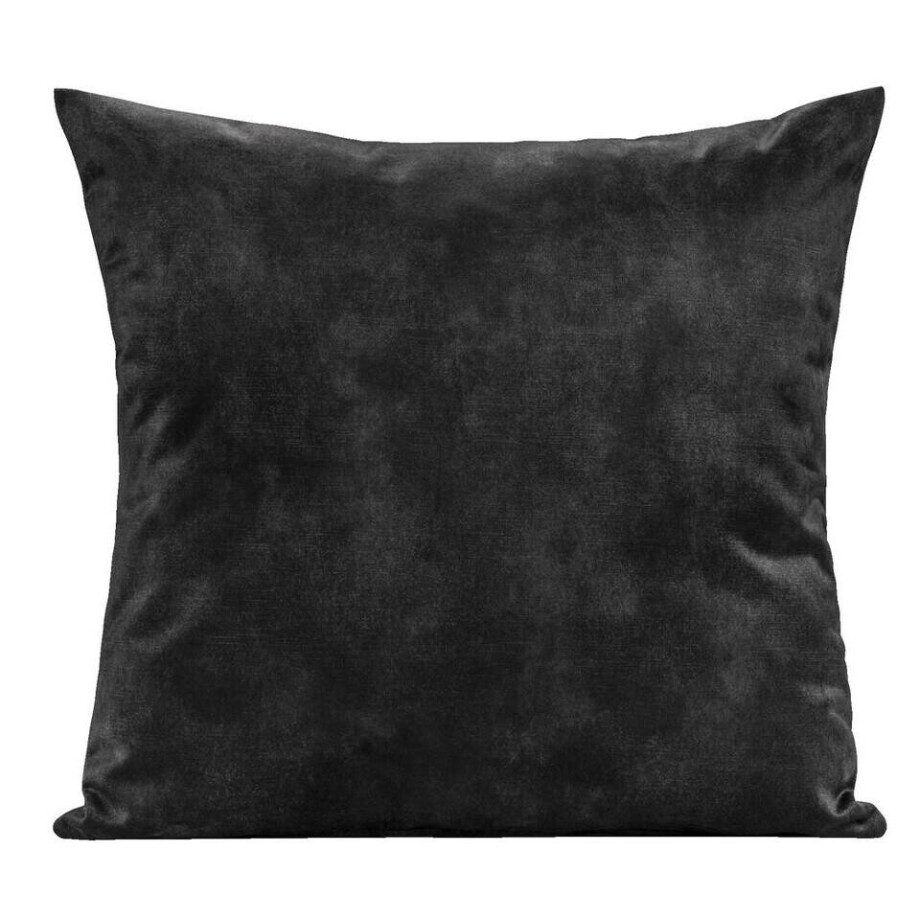 2e Halve Prijs Leen Bakker - Woonkussen Mathis - Antraciet - 60x60 Cm - Polyester - Grijs afbeelding 1