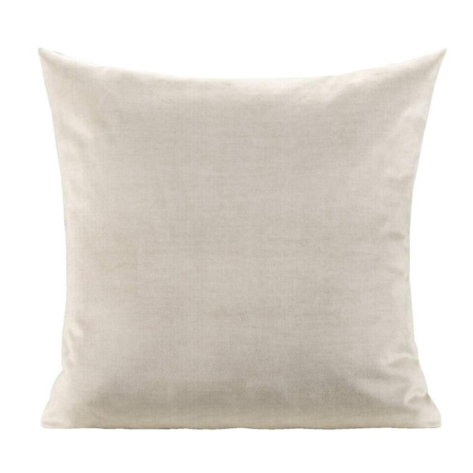 2e Halve Prijs Leen Bakker - Woonkussen Micha - 60x60 Cm - Polyester - Beige afbeelding 1