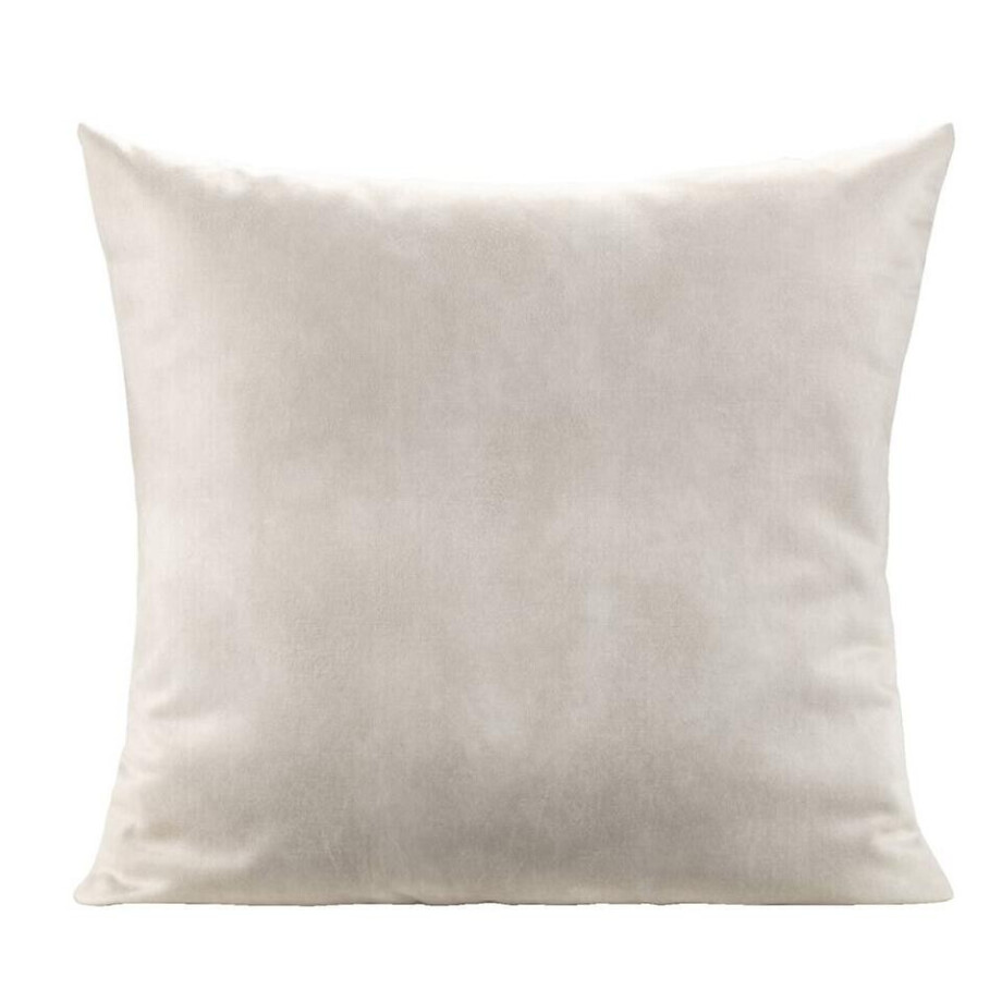 2e Halve Prijs Leen Bakker - Woonkussen Mathis - 60x60 Cm - Polyester - Beige afbeelding 1