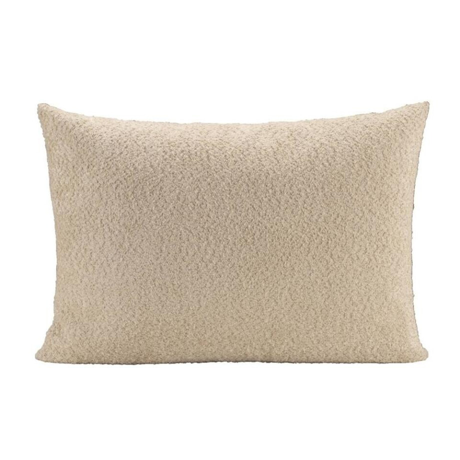 2e Halve Prijs Leen Bakker - Woonkussen Vayen - 50x70 Cm - Polyester - Beige afbeelding 1