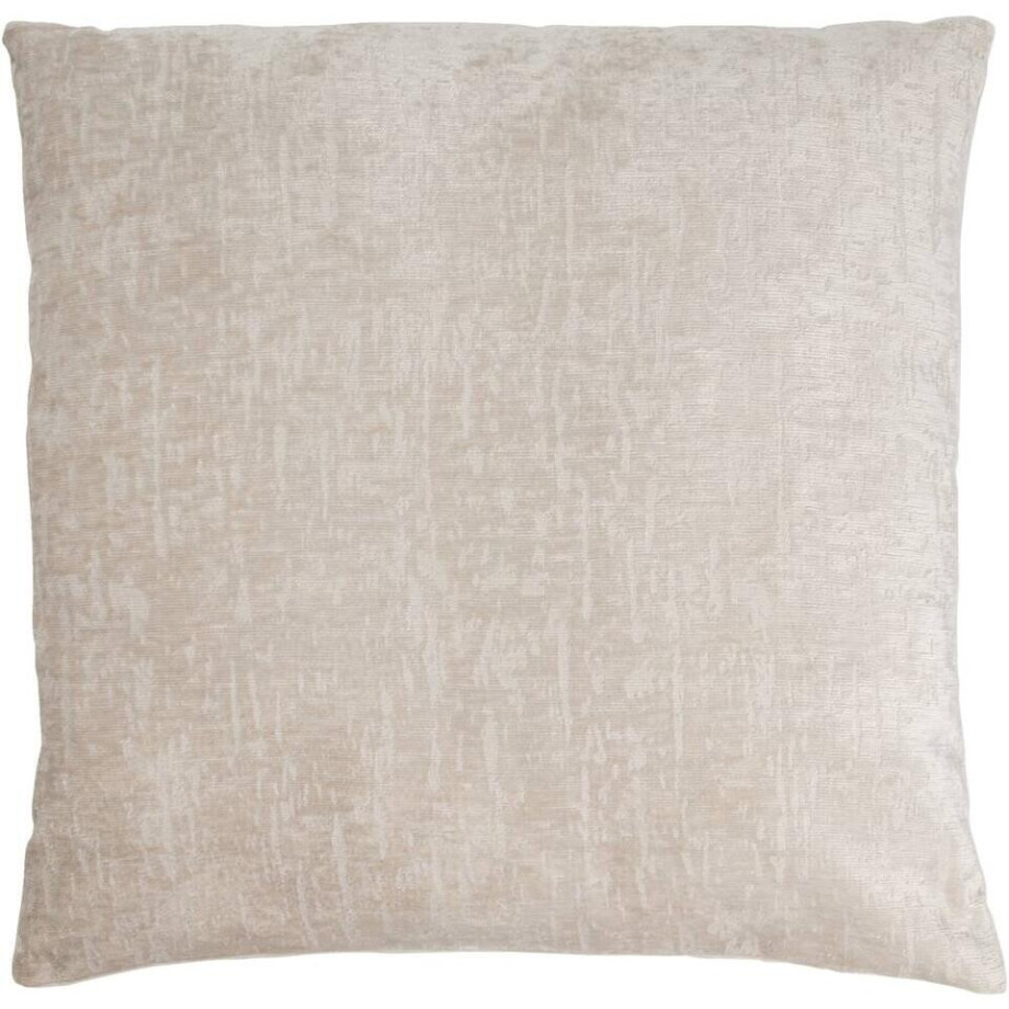 2e Halve Prijs Leen Bakker - Woonkussen Runa - 60x60 Cm - Polyester - Beige - 10x60x60 Cm afbeelding 1