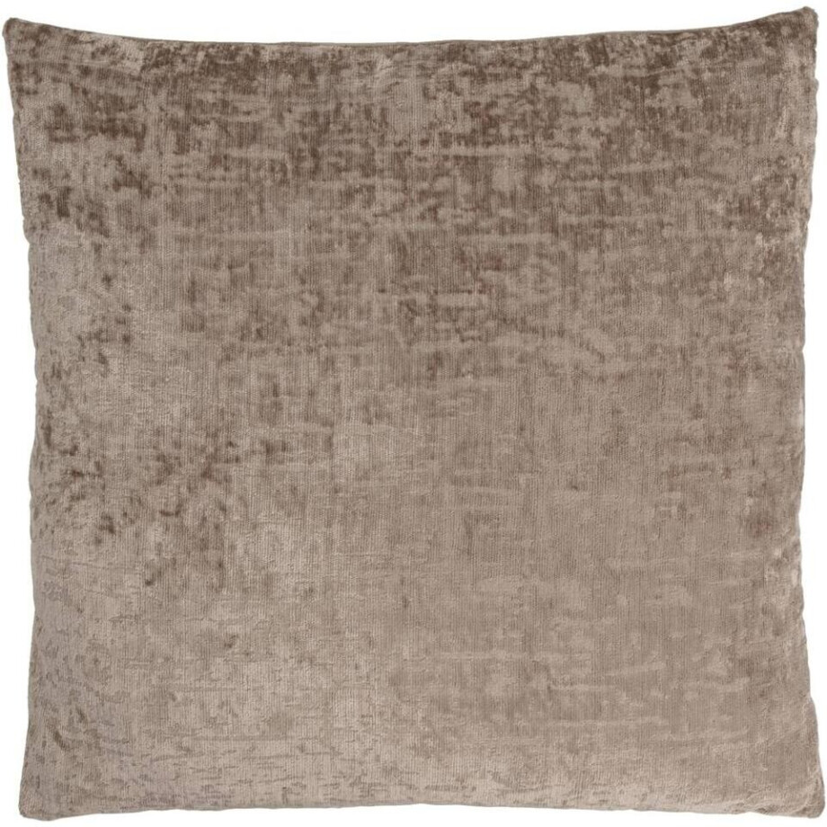 1+1 Gratis Leen Bakker - Woonkussen Runa - 60x60 Cm - Polyester - Taupe - 10x60x60 Cm 1+1 Gratis Leen Bakker - Woonkussen Runa - 60x60 Cm - Polyester - Taupe - 10x60x60 Cm afbeelding 1