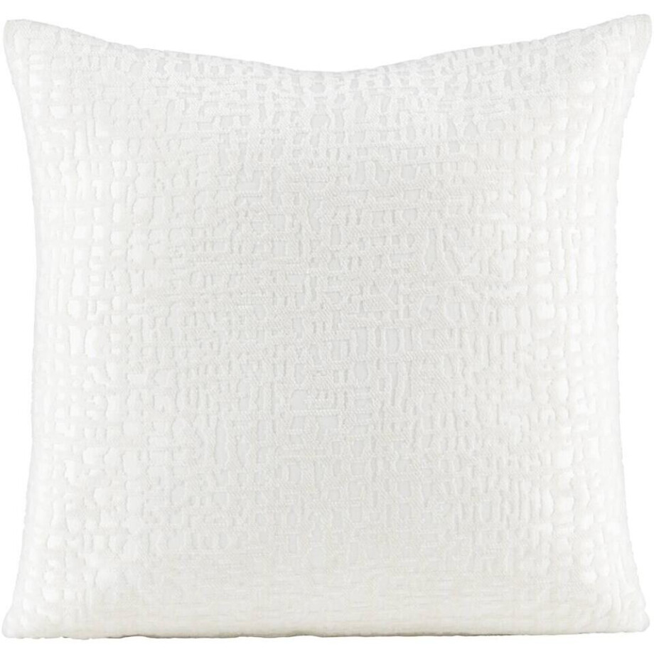 Leen Bakker - Sierkussenhoes Kiran - 45x45 Cm - Polyester - Beige - 1x45x45 Cm afbeelding 1