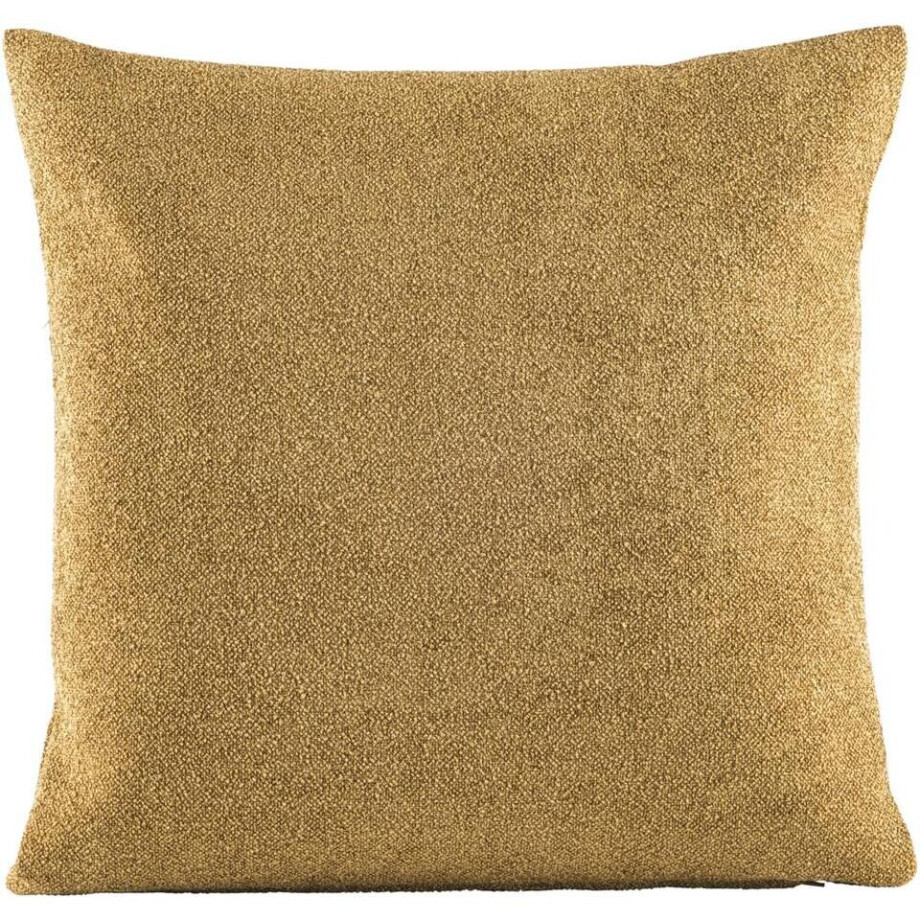 Leen Bakker - Sierkussenhoes Kirsten - Oker - 45x45 Cm - Polyester - Geel - 1x45x45 Cm afbeelding 1