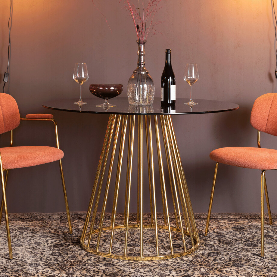 ZILT Ronde Eettafel 'Bethe' Ø104cm ZILT Ronde Eettafel 'Bethe' Ø104cm afbeelding 1