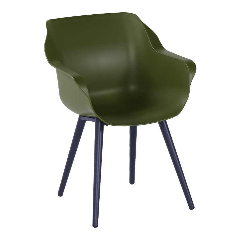 Hartman Tuinstoel 'Sophie Studio' met armleuning, kleur Groen Hartman Tuinstoel 'Sophie Studio' met armleuning, kleur Groen afbeelding 1