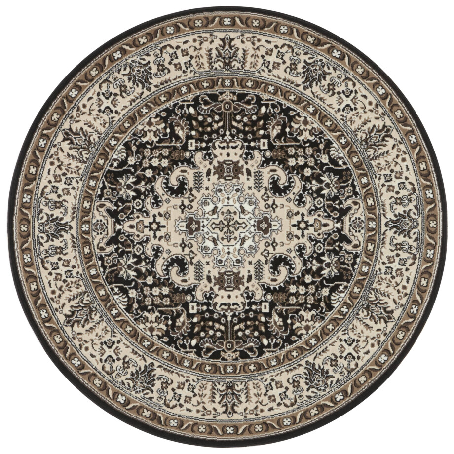 Vloerkleed Skazar Isfahan rond | Nouristan afbeelding 1