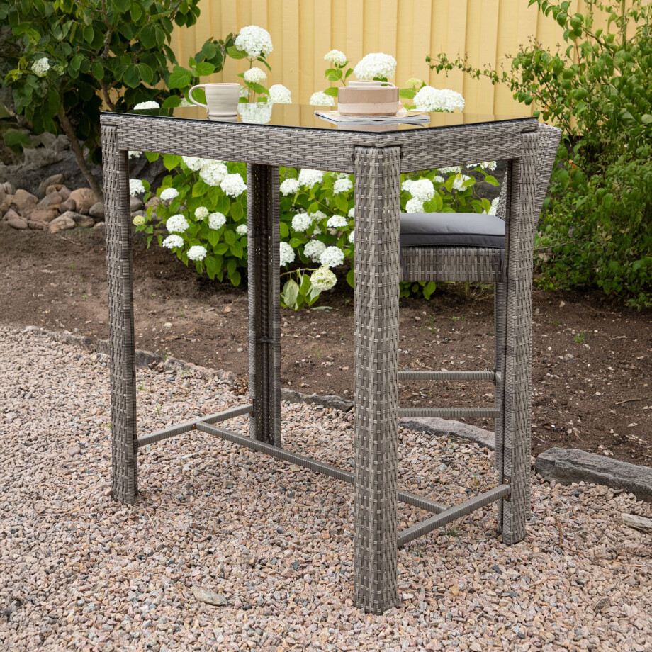Nohr Outdoor Bartafel 'Rozanne' Wicker, 100 x 60cm afbeelding 1