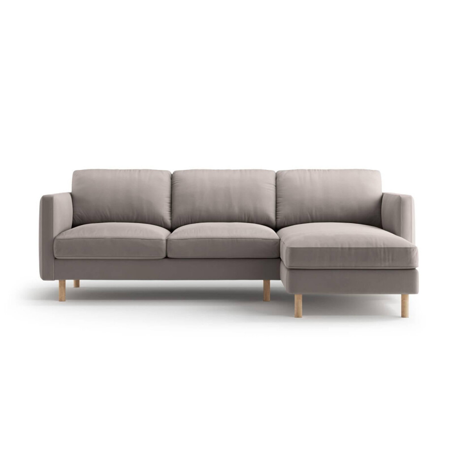 Hoekbank Eden rechts velvet | Micadoni afbeelding 1
